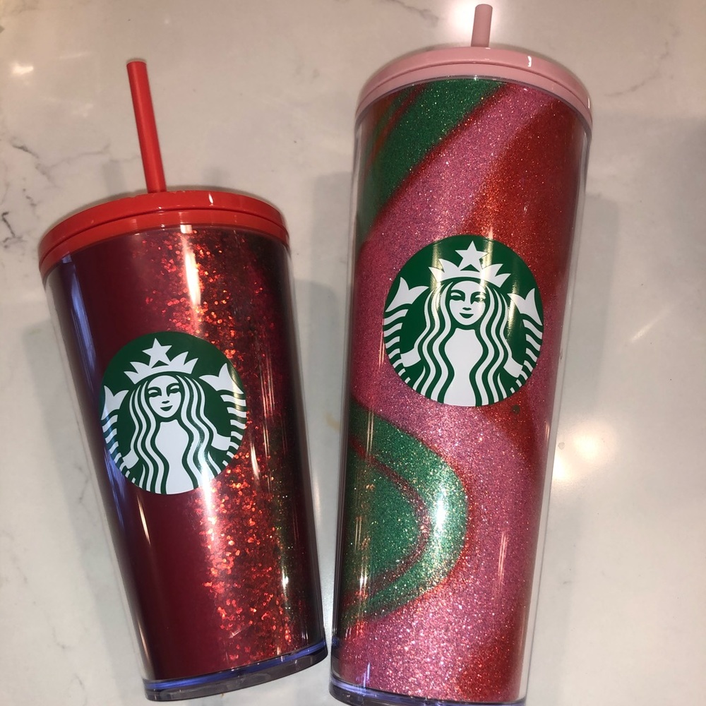 Holiday starbucks cups